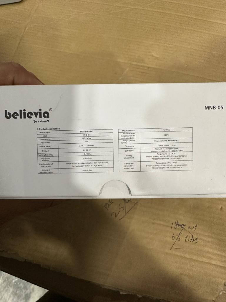 GERMANY LOT BELIEVIA MESH NEBULIZER