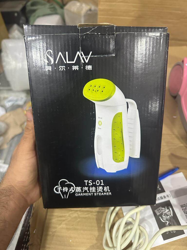 LOT IMPORTED SALAV GARMENT STEAMER WITH MINI HANDHALD STEAMER