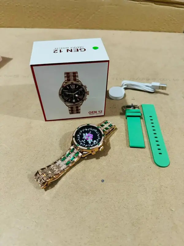 Imported Ladies Smart Watch with 2 Strips