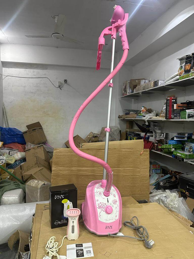 LOT IMPORTED SALAV GARMENT STEAMER WITH MINI HANDHALD STEAMER