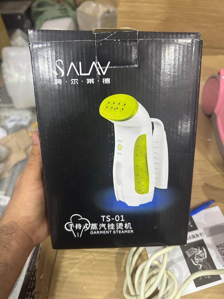 LOT IMPORTED SALAV GARMENT STEAMER WITH MINI HANDHALD STEAMER