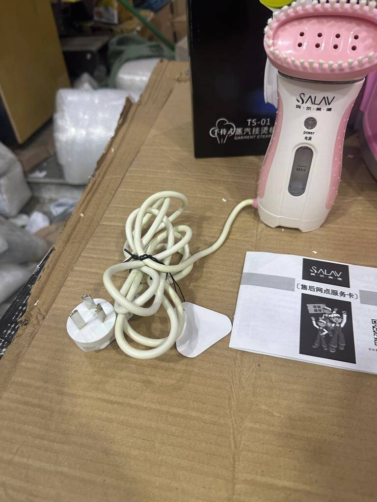 LOT IMPORTED SALAV GARMENT STEAMER WITH MINI HANDHALD STEAMER