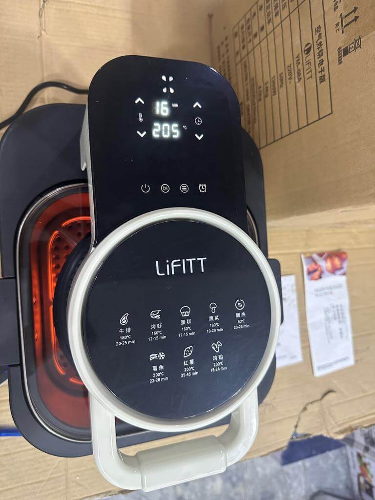 LOT IMPORTED LIFITT AIRFRYER UNIQUE DESIGN